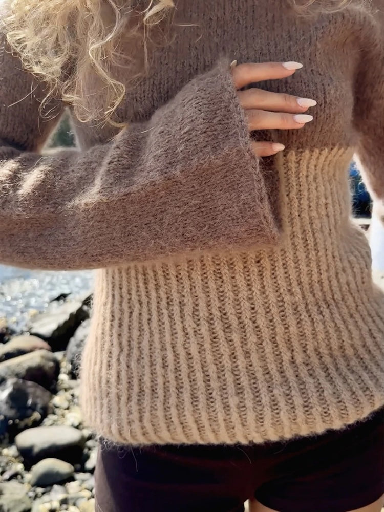 Sandnes 25_05 Vollan Sweater mit Borstet Alpakka und Tynn Silk Mohair von Sandnes Garn 14
