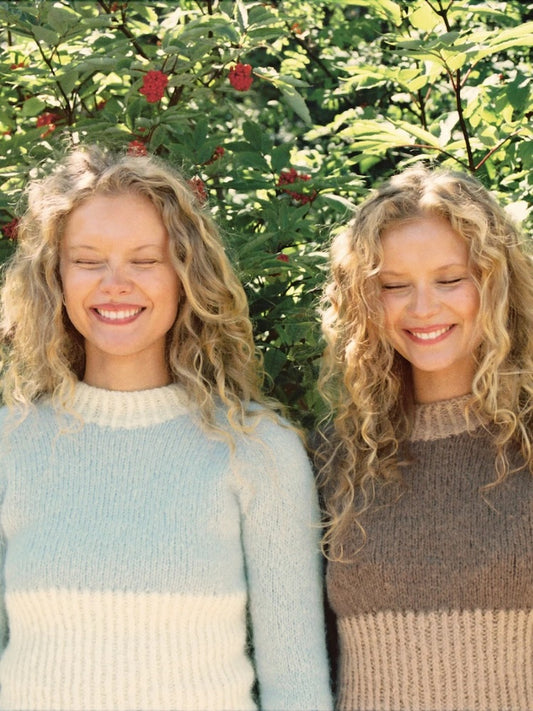 Sandnes 25_05 Vollan Sweater mit Borstet Alpakka und Tynn Silk Mohair von Sandnes Garn 1