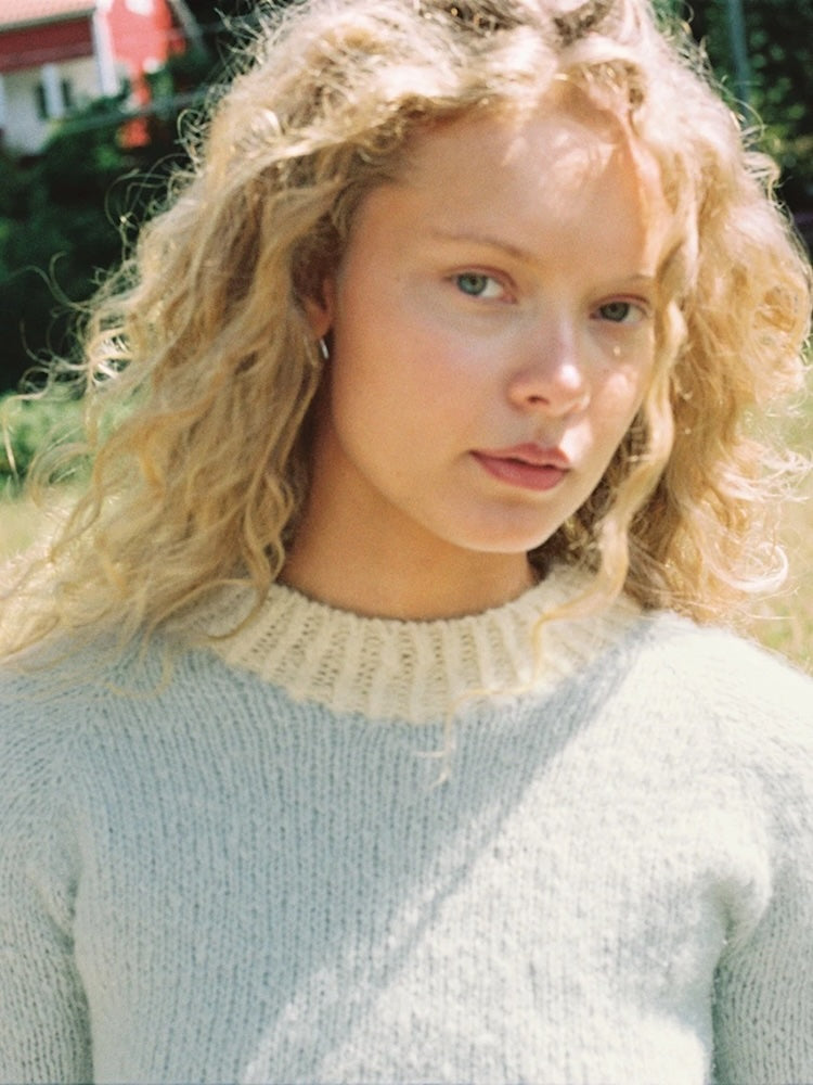 Sandnes 25_05 Vollan Sweater mit Borstet Alpakka und Tynn Silk Mohair von Sandnes Garn 6