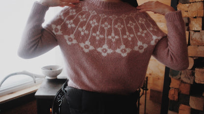 Florealis Sweater | feine Flocken aus Prime von Cardiff Cashmere