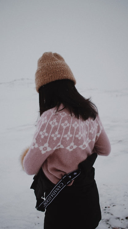 Florealis Sweater | feine Flocken aus Prime von Cardiff Cashmere