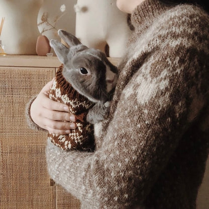 Karibou Sweater | winterliches Muster aus Plötulopi von Lopi Island