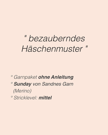 Saskie Hat | bezaubernde Häschen aus Sunday von Sandnes Garn