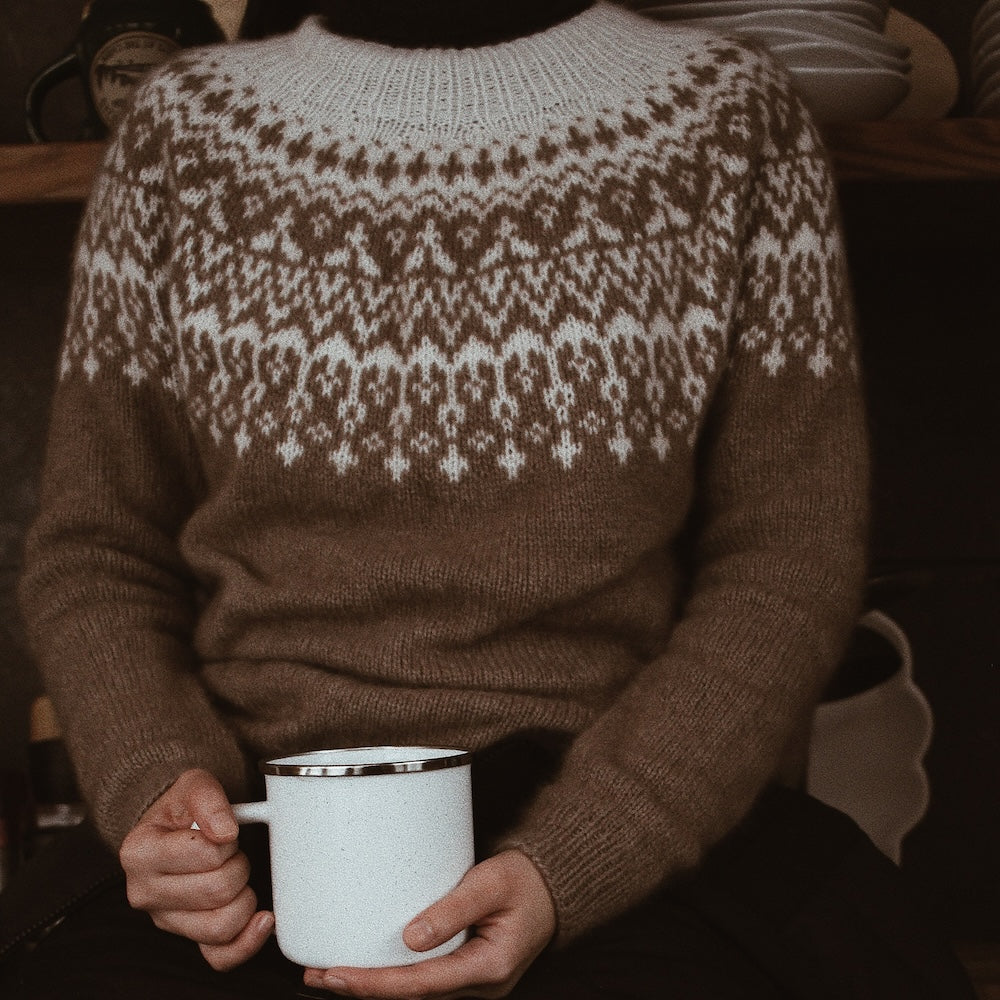 Fireside Jumper von Saskie und Co mit Classic Cashmere von Cardiff Cashmere 4
