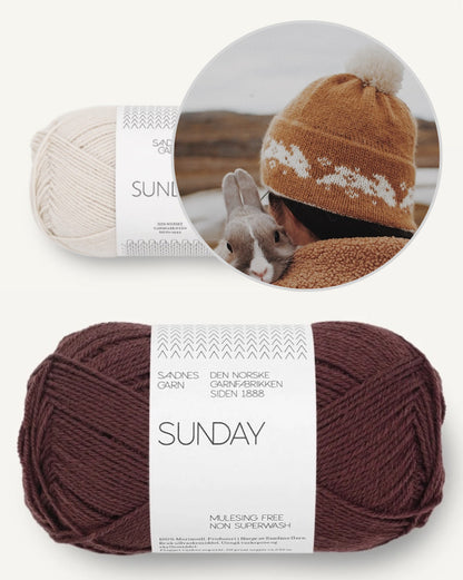 Saskie Hat | bezaubernde Häschen aus Sunday von Sandnes Garn