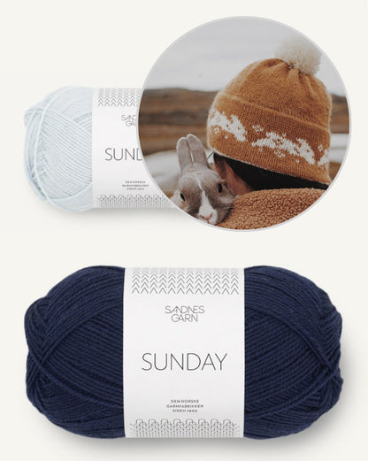 Saskie Hat | bezaubernde Häschen aus Sunday von Sandnes Garn