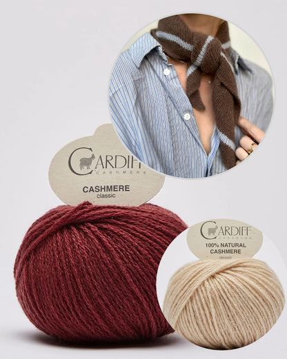 Scarf No. 5 | edles Tuch aus Classic Cashmere von Cardiff