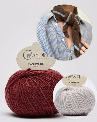 Scarf No. 5 | edles Tuch aus Classic Cashmere von Cardiff