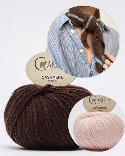 Scarf No. 5 | edles Tuch aus Classic Cashmere von Cardiff