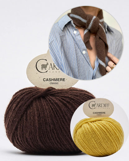 Scarf No. 5 | edles Tuch aus Classic Cashmere von Cardiff