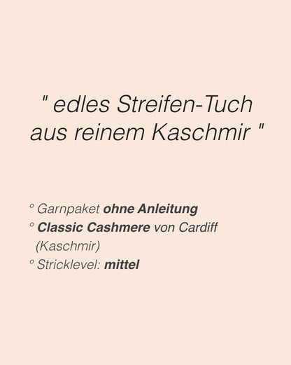 Scarf No. 5 | edles Tuch aus Classic Cashmere von Cardiff