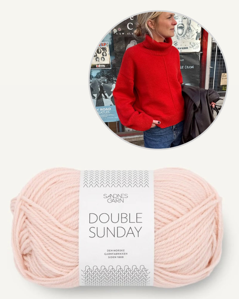 PetiteKnit Scarlet Sweater mit Double Sunday / by PetiteKnit von Sandnes Garn 10