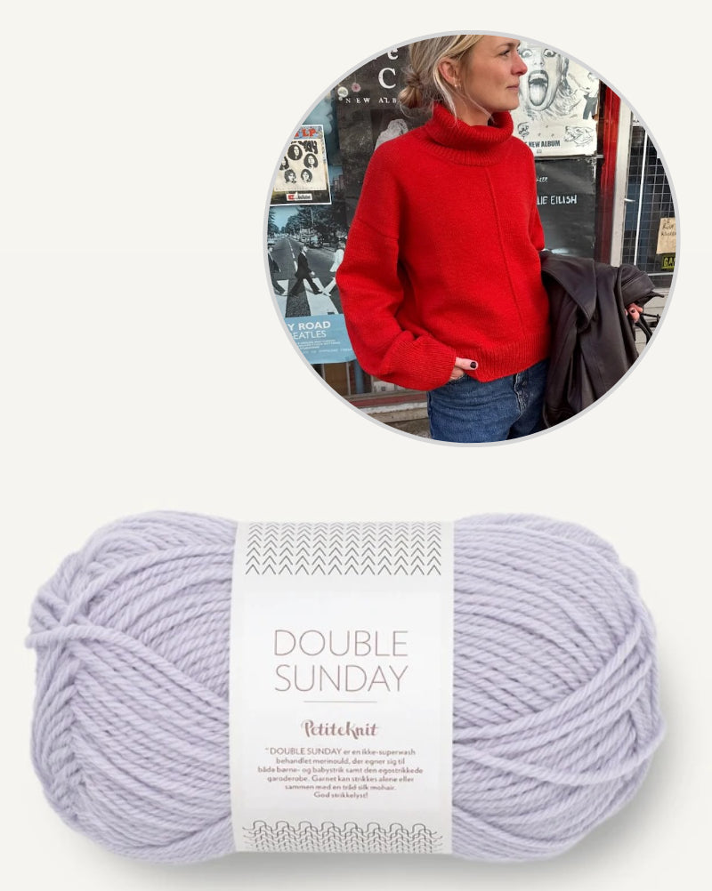 PetiteKnit Scarlet Sweater mit Double Sunday / by PetiteKnit von Sandnes Garn 12