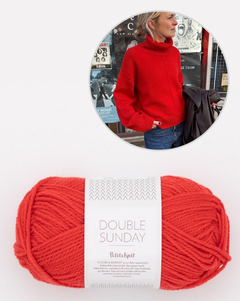 PetiteKnit Scarlet Sweater mit Double Sunday / by PetiteKnit von Sandnes Garn 14