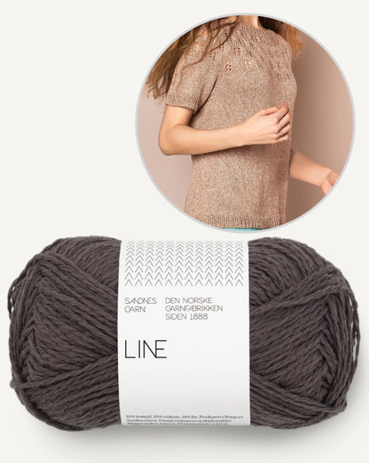 Schneeglöckchen Tee | luftige kleine Blüten aus Line von Sandnes Garn
