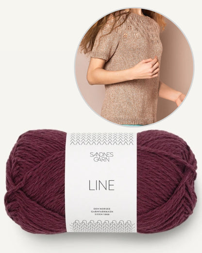 Schneeglöckchen Tee | luftige kleine Blüten aus Line von Sandnes Garn