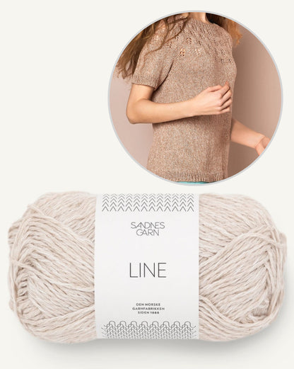 Schneeglöckchen Tee | luftige kleine Blüten aus Line von Sandnes Garn