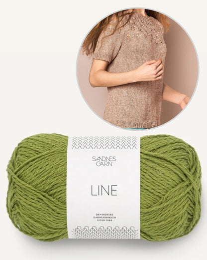 Schneeglöckchen Tee | luftige kleine Blüten aus Line von Sandnes Garn