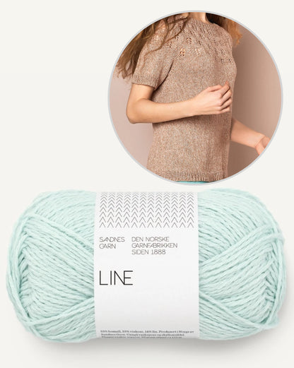Schneeglöckchen Tee | luftige kleine Blüten aus Line von Sandnes Garn
