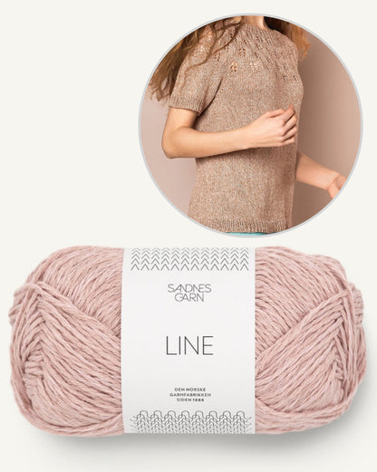 Schneeglöckchen Tee | luftige kleine Blüten aus Line von Sandnes Garn