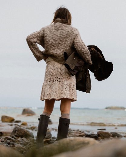 Seashore Skirt | atemberaubend romantisches Muster aus Pure Silk von Knitting for Olive