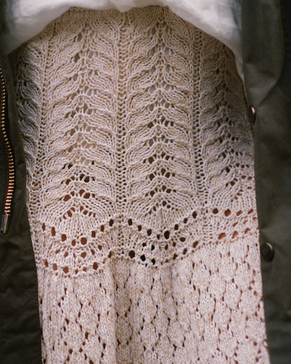 Seashore Skirt | atemberaubend romantisches Muster aus Pure Silk von Knitting for Olive