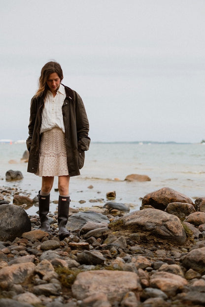 Seashore Skirt | atemberaubend romantisches Muster aus Pure Silk von Knitting for Olive