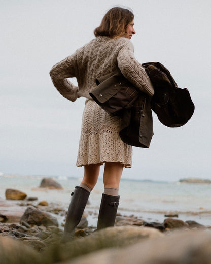 Seashore Skirt | atemberaubend romantisches Muster aus Pure Silk von Knitting for Olive