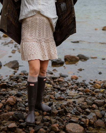 Seashore Skirt | atemberaubend romantisches Muster aus Pure Silk von Knitting for Olive