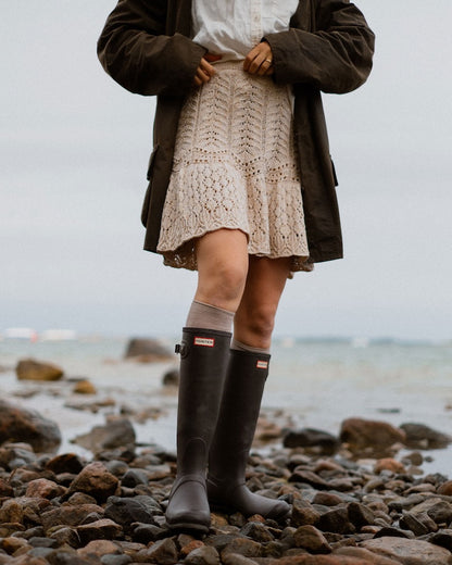 Seashore Skirt | atemberaubend romantisches Muster aus Pure Silk von Knitting for Olive