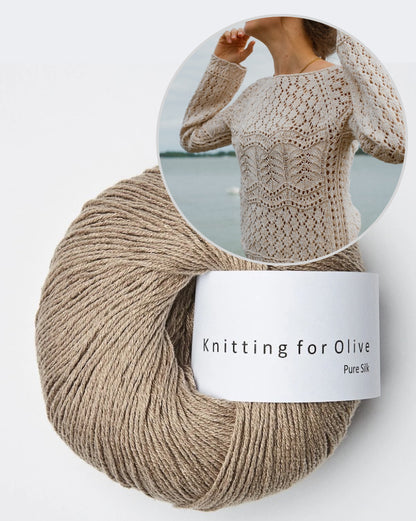 Seashore Blouse | aus zartem Pure Silk von Knitting for Olive