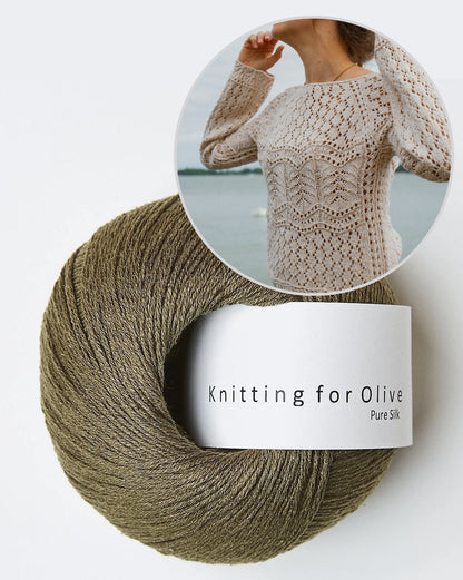 Seashore Blouse | aus zartem Pure Silk von Knitting for Olive