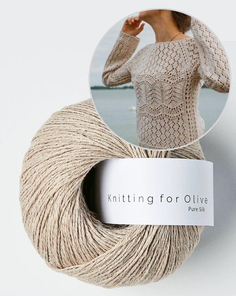 Seashore Blouse | aus zartem Pure Silk von Knitting for Olive