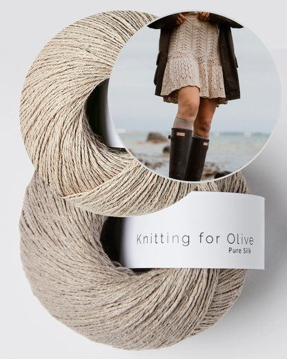 Seashore Skirt | atemberaubend romantisches Muster aus Pure Silk von Knitting for Olive