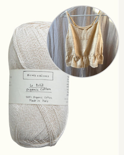 Seaside Summer Top | rennosti rypytetty toppi Biches & Bûchesin Le Petit Organic Cotton -langasta