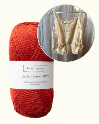 Seaside Summer Top | rennosti rypytetty toppi Biches & Bûchesin Le Petit Organic Cotton -langasta