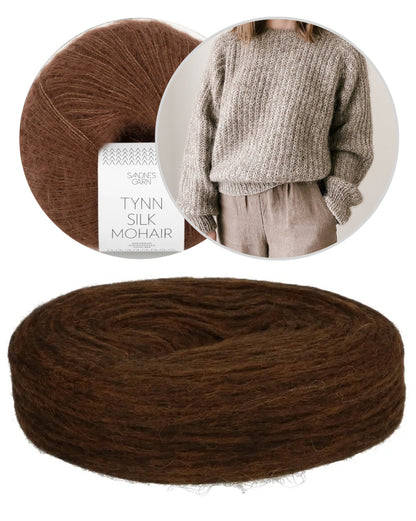 Seasons Sweater von Ozetta mit Plötulopi von Lopi Island und Tynn Silk Mohair von Sandnes Garn 12