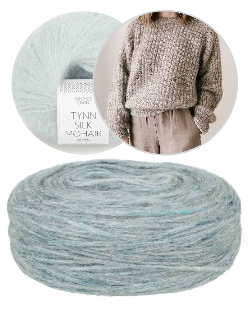 Seasons Sweater von Ozetta mit Plötulopi von Lopi Island und Tynn Silk Mohair von Sandnes Garn 13