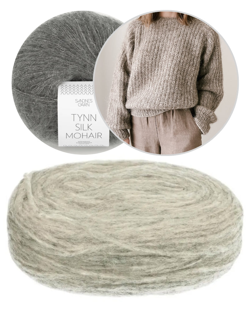 Seasons Sweater von Ozetta mit Plötulopi von Lopi Island und Tynn Silk Mohair von Sandnes Garn 11