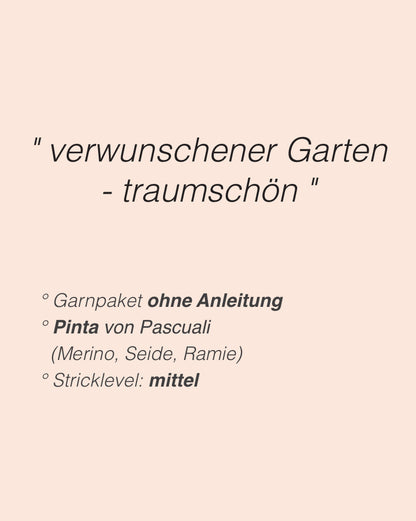 Secret Garden Sweater | verzauberter Pullover aus Pinta von Pascuali