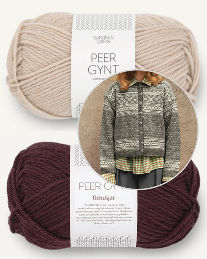 Setesdal Cardigan | klassisches Muster aus Peer Gynt von Sandnes Garn