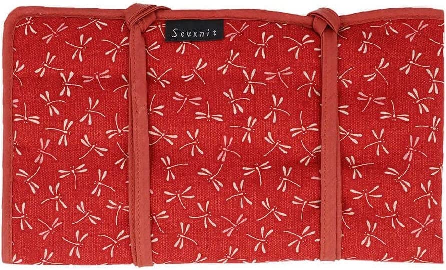 Seeknit Koshitsu Set Nadelspiele 20cm, Ansicht Tasche rot