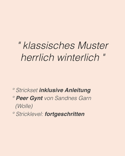 Setesdal Cardigan | klassisches Muster aus Peer Gynt von Sandnes Garn