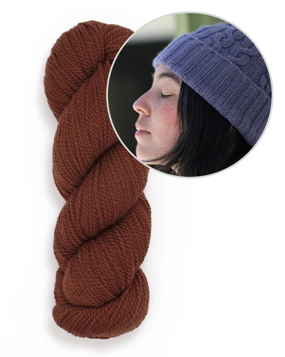 Sellwood Hat | mjukt flätmönster i Tynd från Woolfolk