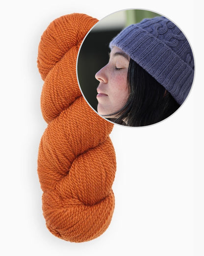 Sellwood Hat | mjukt flätmönster i Tynd från Woolfolk