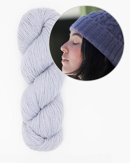 Sellwood Hat | mjukt flätmönster i Tynd från Woolfolk
