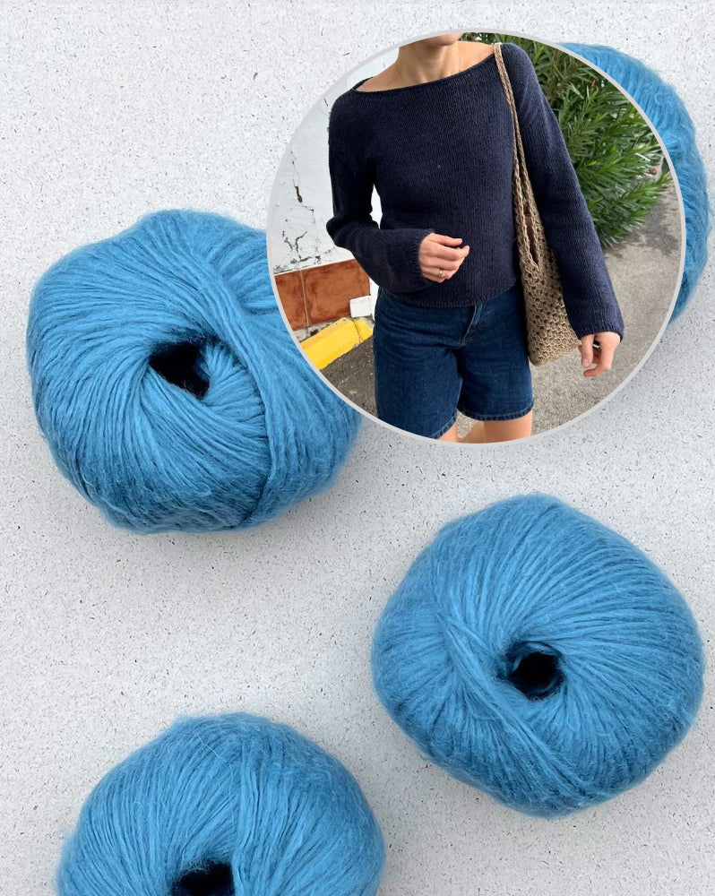 Sevilla Blouse PetiteKnit in der Pascuali Edition mit Suave zweifädig 12