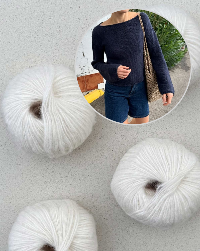 Sevilla Blouse PetiteKnit in der Pascuali Edition mit Suave zweifädig 15