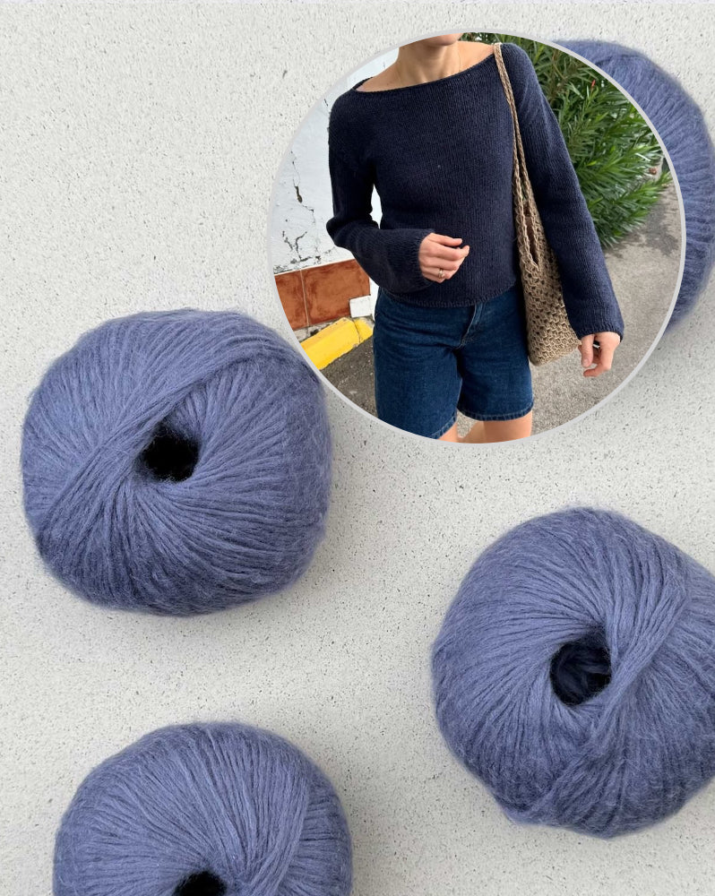 Sevilla Blouse PetiteKnit in der Pascuali Edition mit Suave zweifädig 13