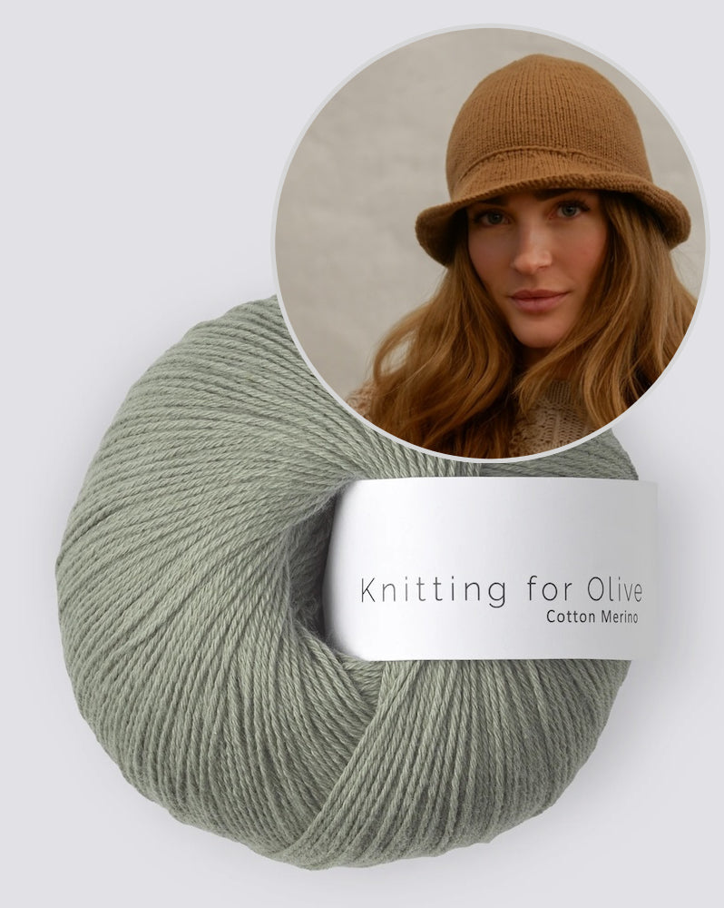 Shadow Hat von Knitting for Olive mit Cotton Merino 14